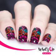 Whats Up Nails 美甲印花板 B027 The Art of Henna