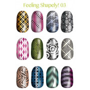 Lina Nail Art Supplies 印花版 - Feeling Shapely 03