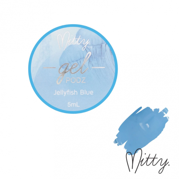 Mitty 畫花 Gel - 水母藍色