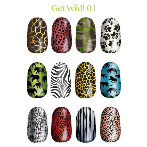 Lina Nail Art Supplies 印花版 - Get Wild 01