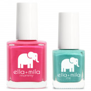 Ella+Mila - Mommy&Me® 親子套裝 - Cosmo Pink + Glitter Me Green