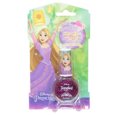 迪士尼長髮公主兒童可撕甲油 - 紫紅閃粉