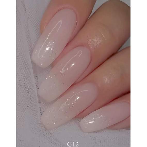 GENTLE PINK 閃粉Gel 甲油 G12