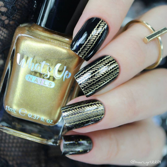 Whats Up Nails - Go for Gild 金色印花專用指甲油
