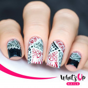 Whats Up Nails 美甲印花板 A003 Paisley Buffet